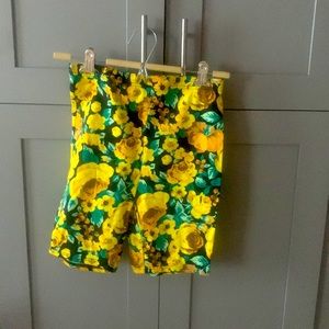 Flower Bike Shorts